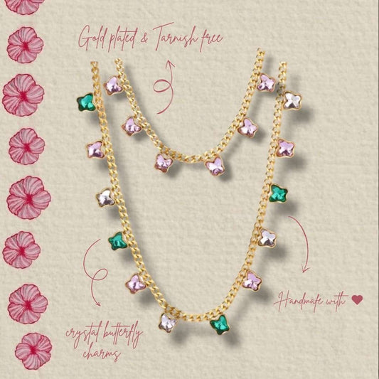 Butterfly Charms Necklace