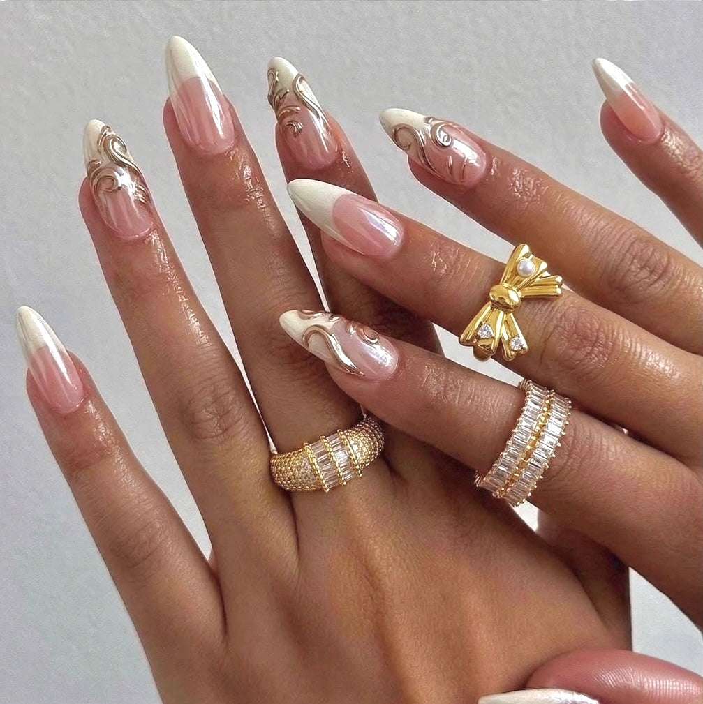 Adorned Bow Ring