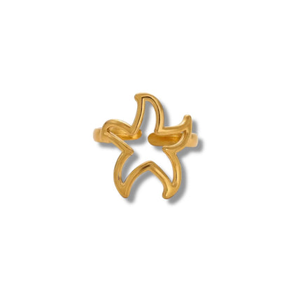 Hollow Starfish Ring