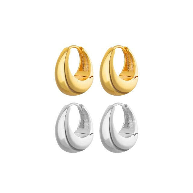 Mini Solid Hoops  The Chic Women.