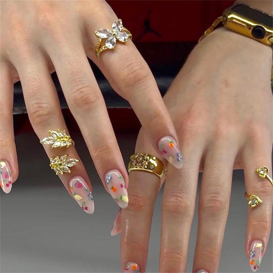 Crystal Butterfly Ring