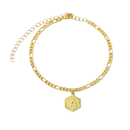 Initial Engraved Anklet/Bracelet  The Chic Women.