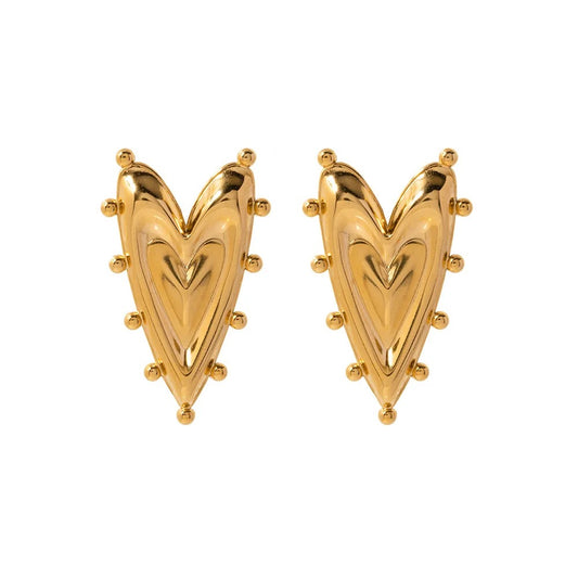 Victorian Heart Earrings 