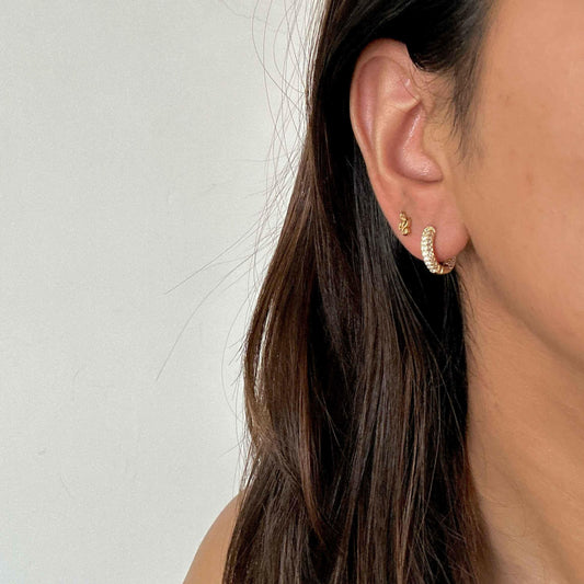 Mini Staple Hoops  The Chic Women.