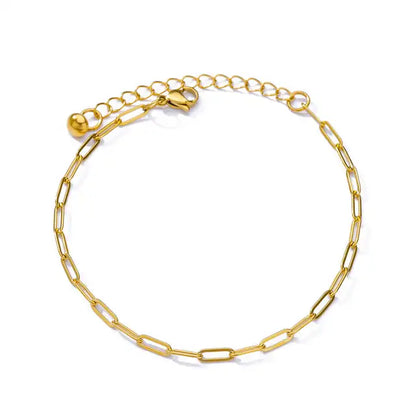 Signature Link Anklet  The Chic Women.