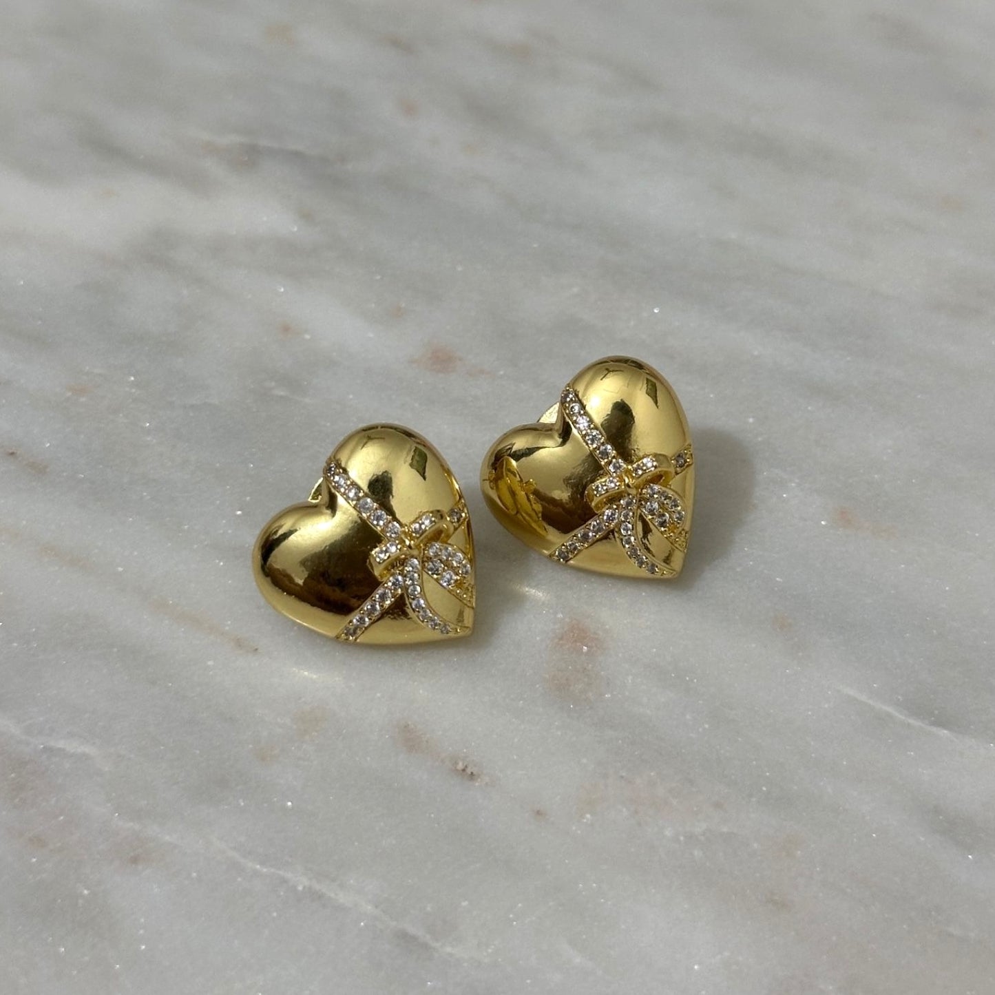 Heart Stud Earrings