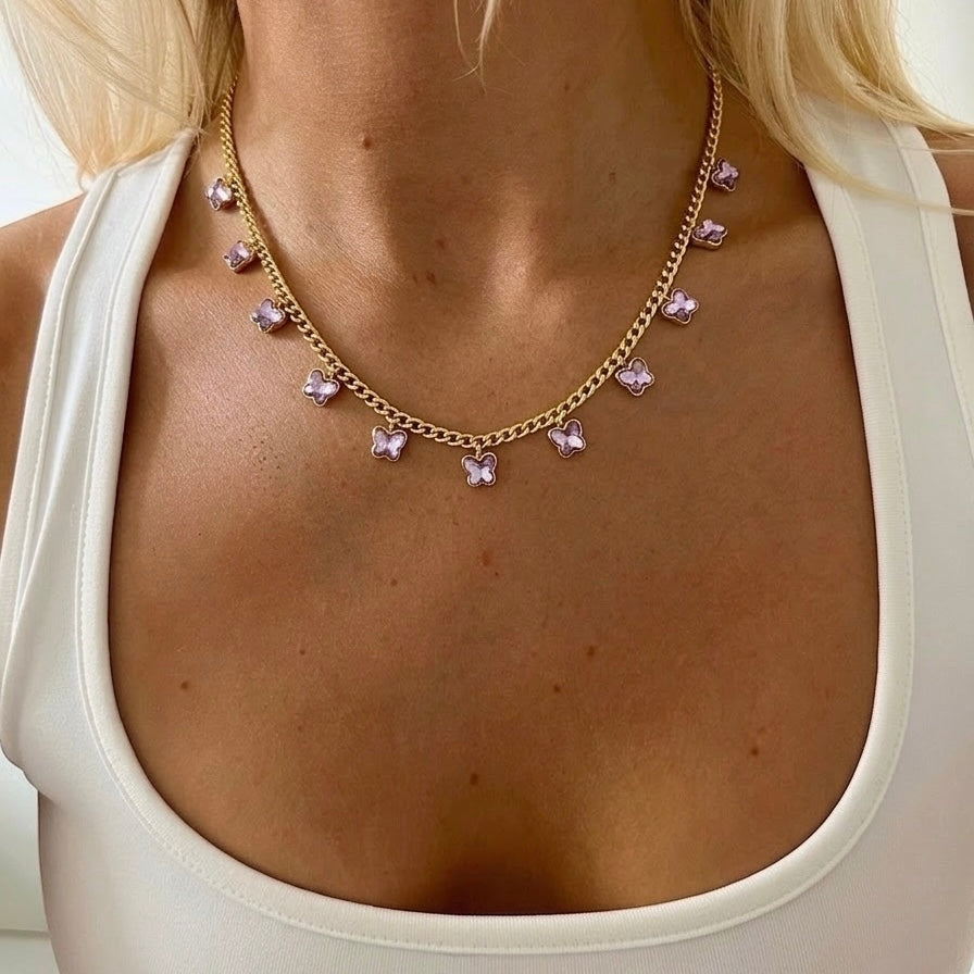 Butterfly Charms Necklace