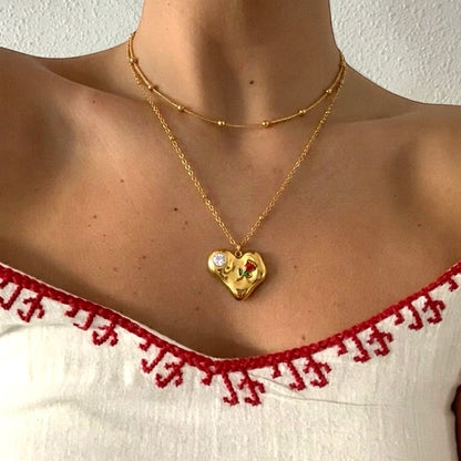 Coastal Heart Necklace