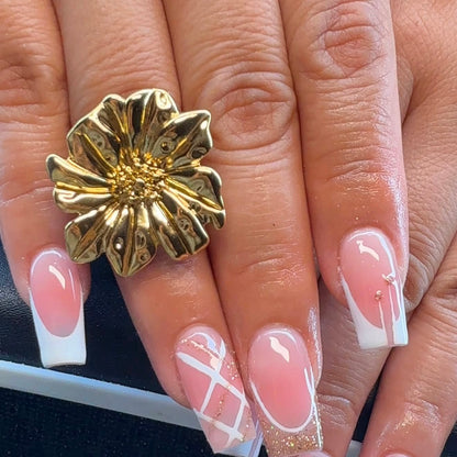 Chunky Flower Ring