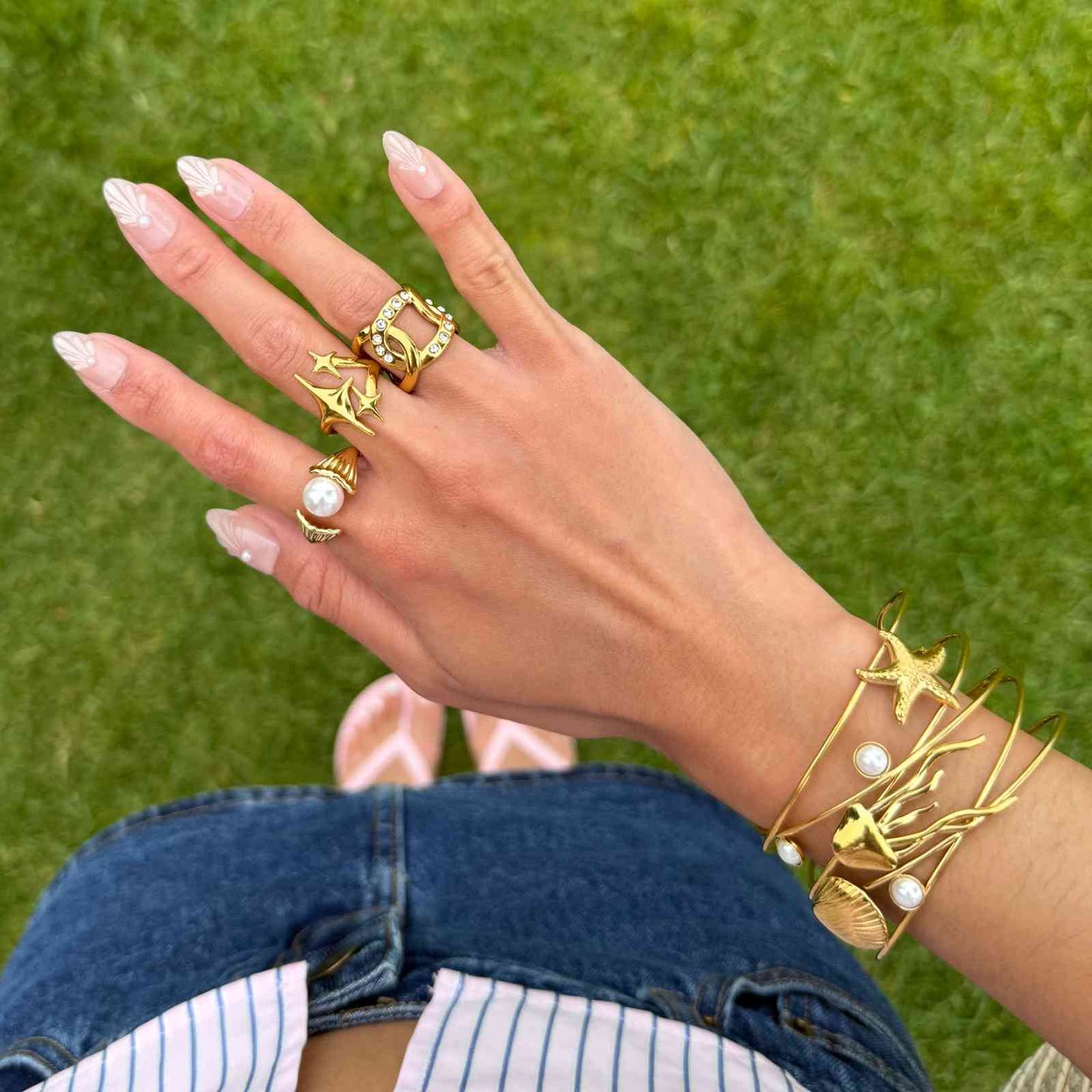 Halo Pearl Ring