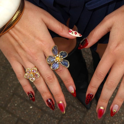 Sapphire Bloom Ring