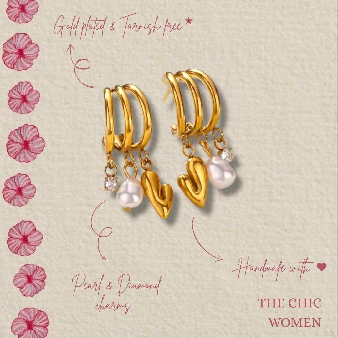 Charm Trio Earrings