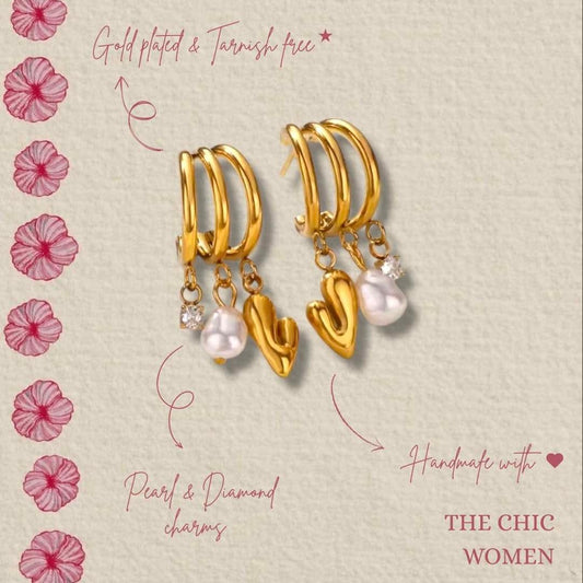 Charm Trio Earrings