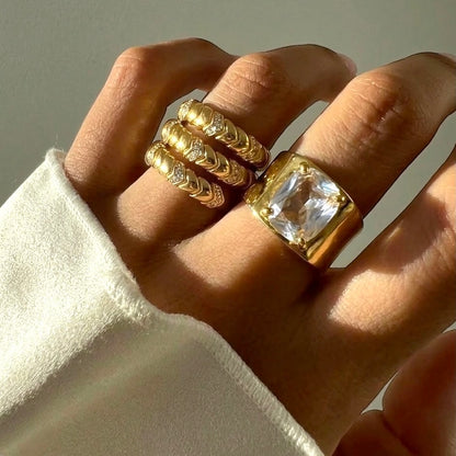 Spiral Snake Ring