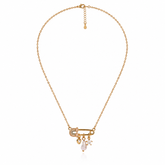 Charm Pin Necklace