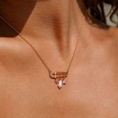 Charm Pin Necklace