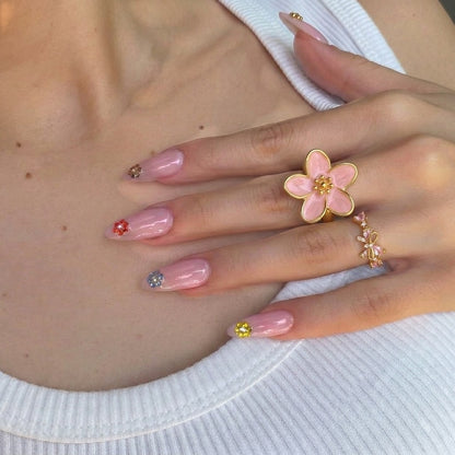 Blushing Petal Ring