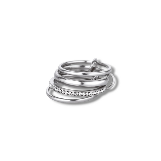 Silver Stacks Ring