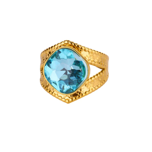 Aqua Gem Ring