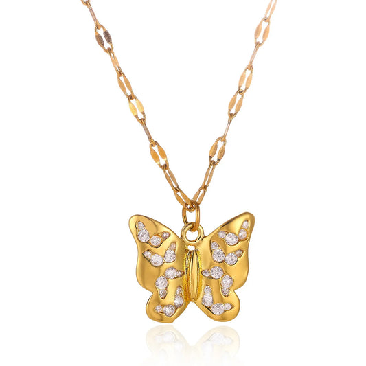 Golden Flutter Necklace