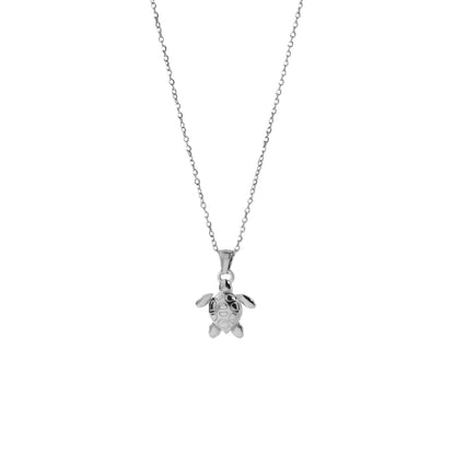 Mini Turtle Charm Necklace