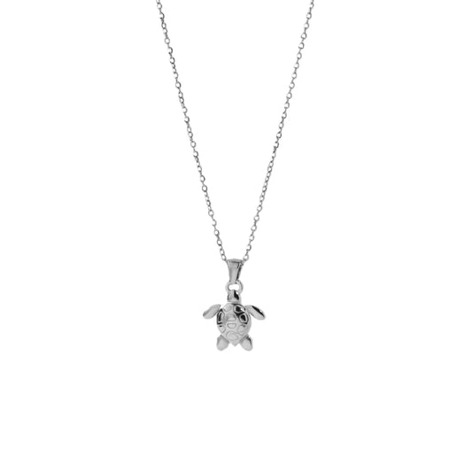 Mini Turtle Charm Necklace