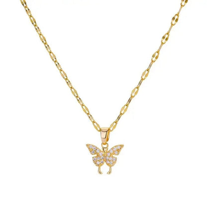 Dainty Butterfly Necklace  The Chic Women.