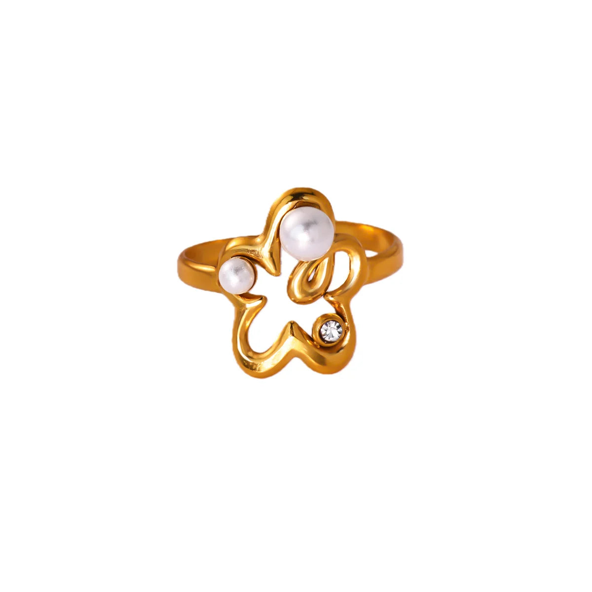 Dewdrop Blossom Ring
