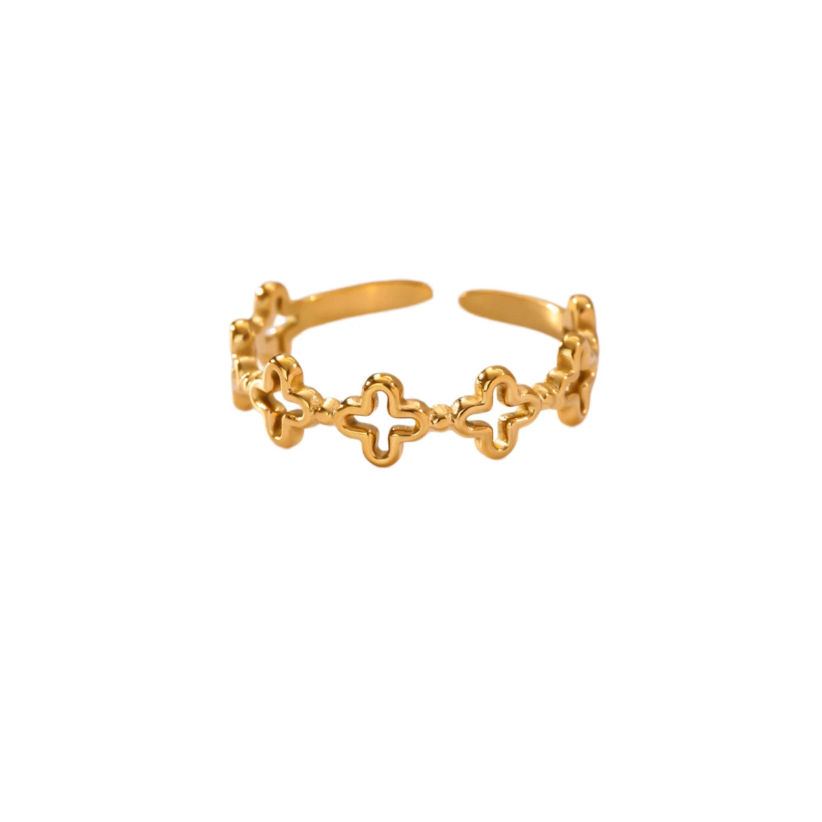 Clover Band Ring