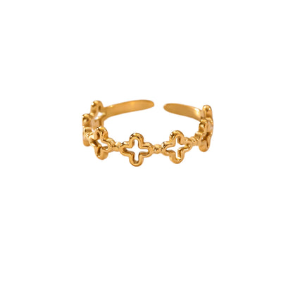 Clover Band Ring