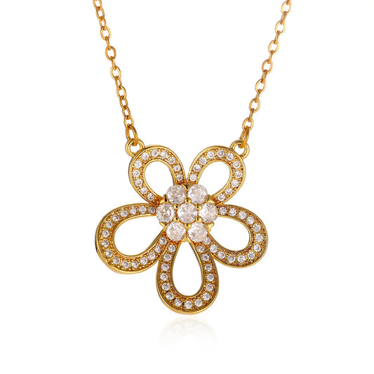 Floral Sparkle Necklace