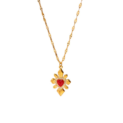 Red Heart Necklace