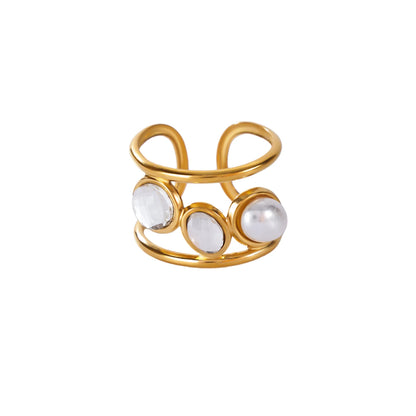 Halo Trio Ring