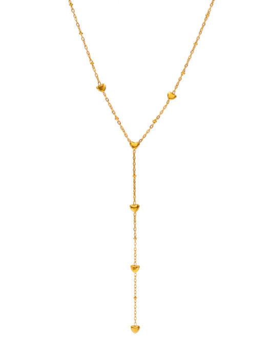 Falling Hearts Necklace