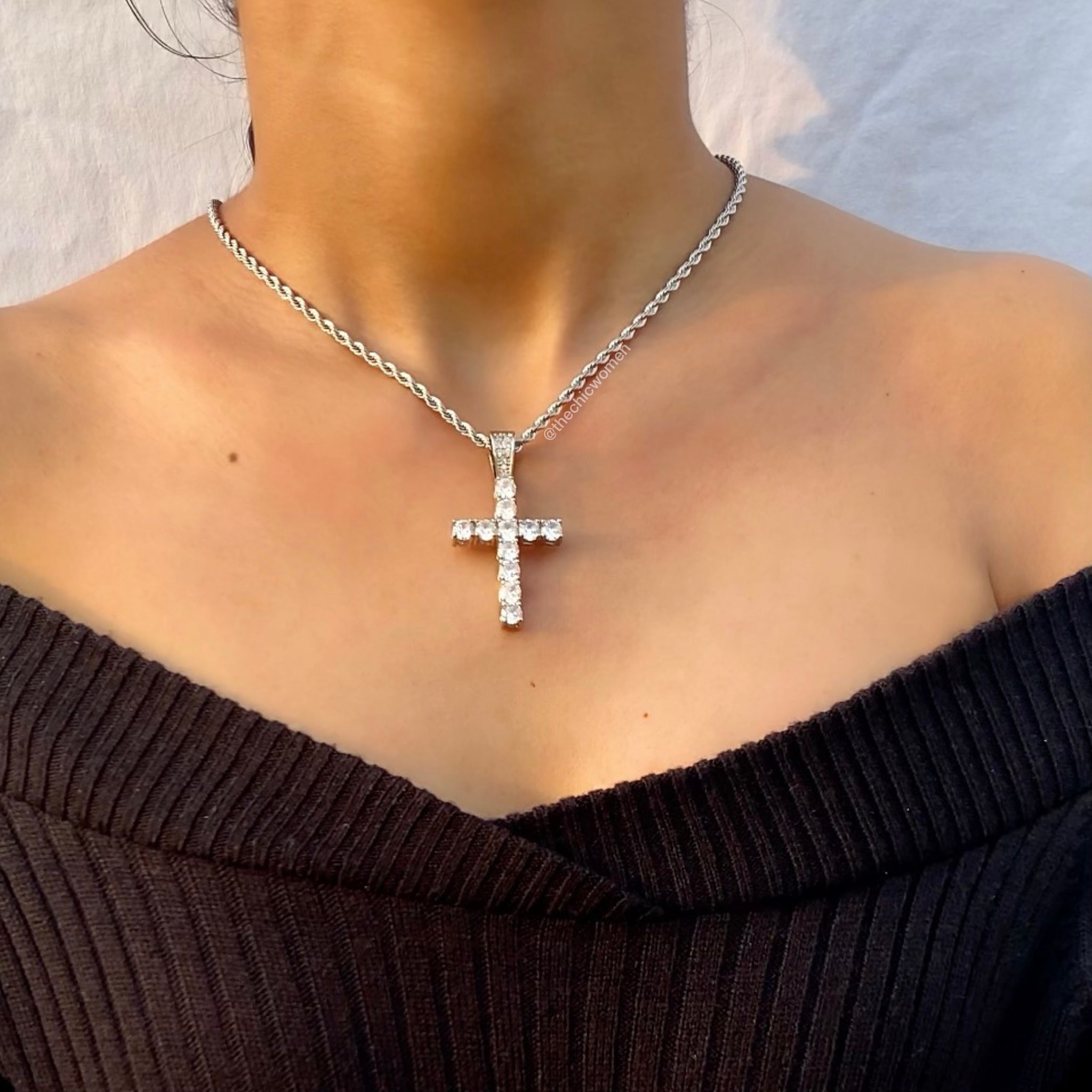 ICY Cross Necklace